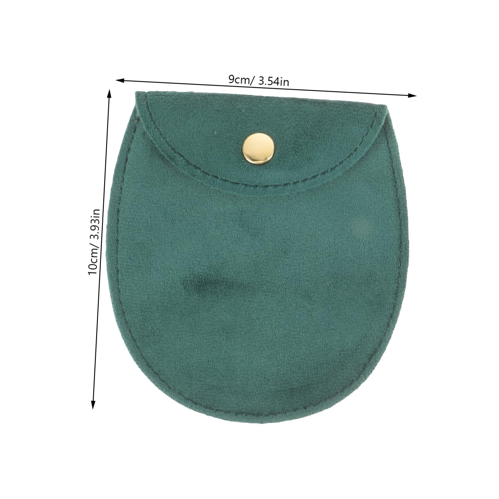 Beaupretty 2Pcs Thickened Dual Sided Pocket Watch Storage Bag Outdoor Watch Pouch with Chain Design for Travel and Protection Against and Scratches