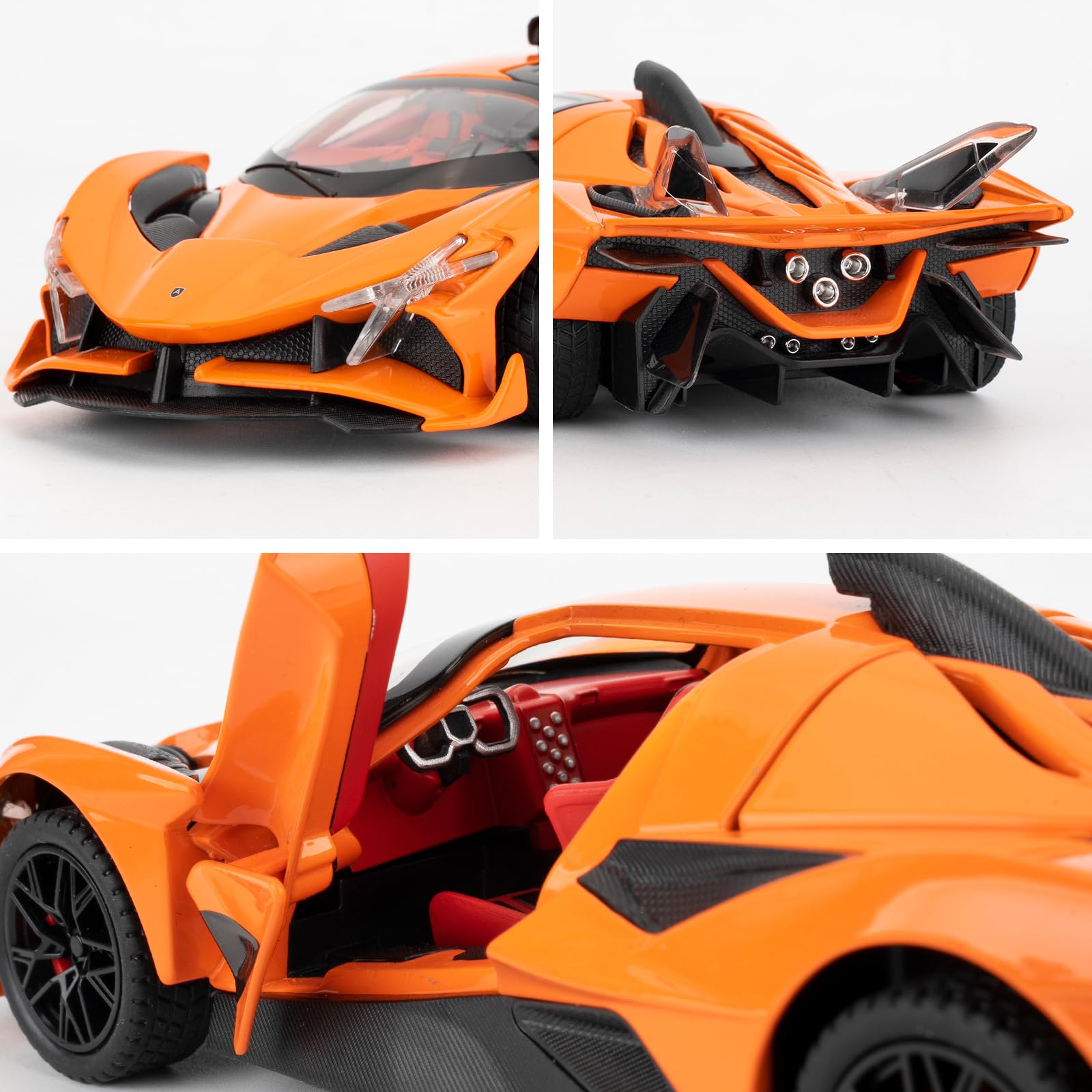 Amazon.co.jp: TGRCM-CZ 1/24 Apollo evo 合金モデルカー プルバック