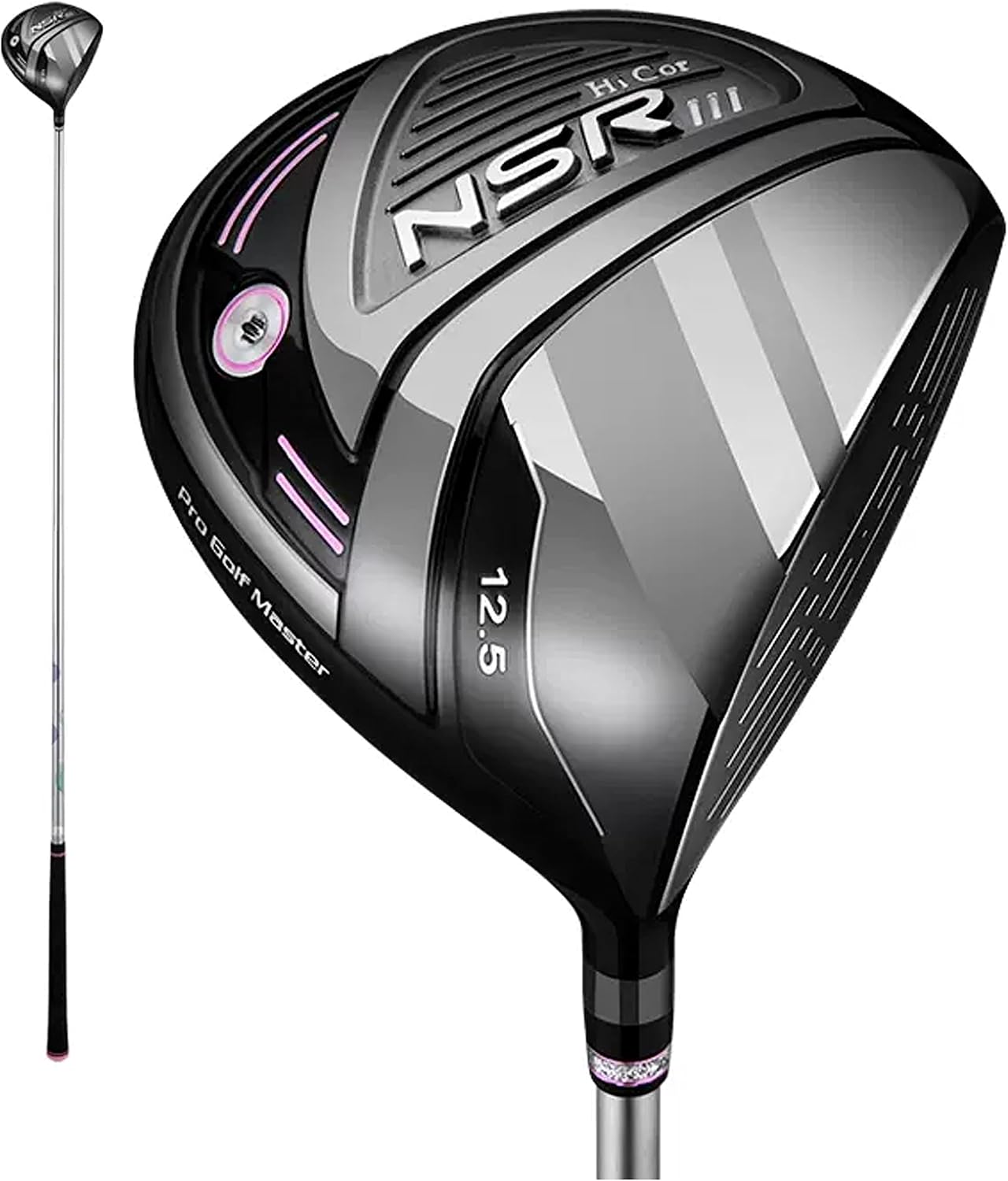 PGM Golf Club Women's Golf Driver for Right Handed with Golf Impact Tape Set 60 Pcs