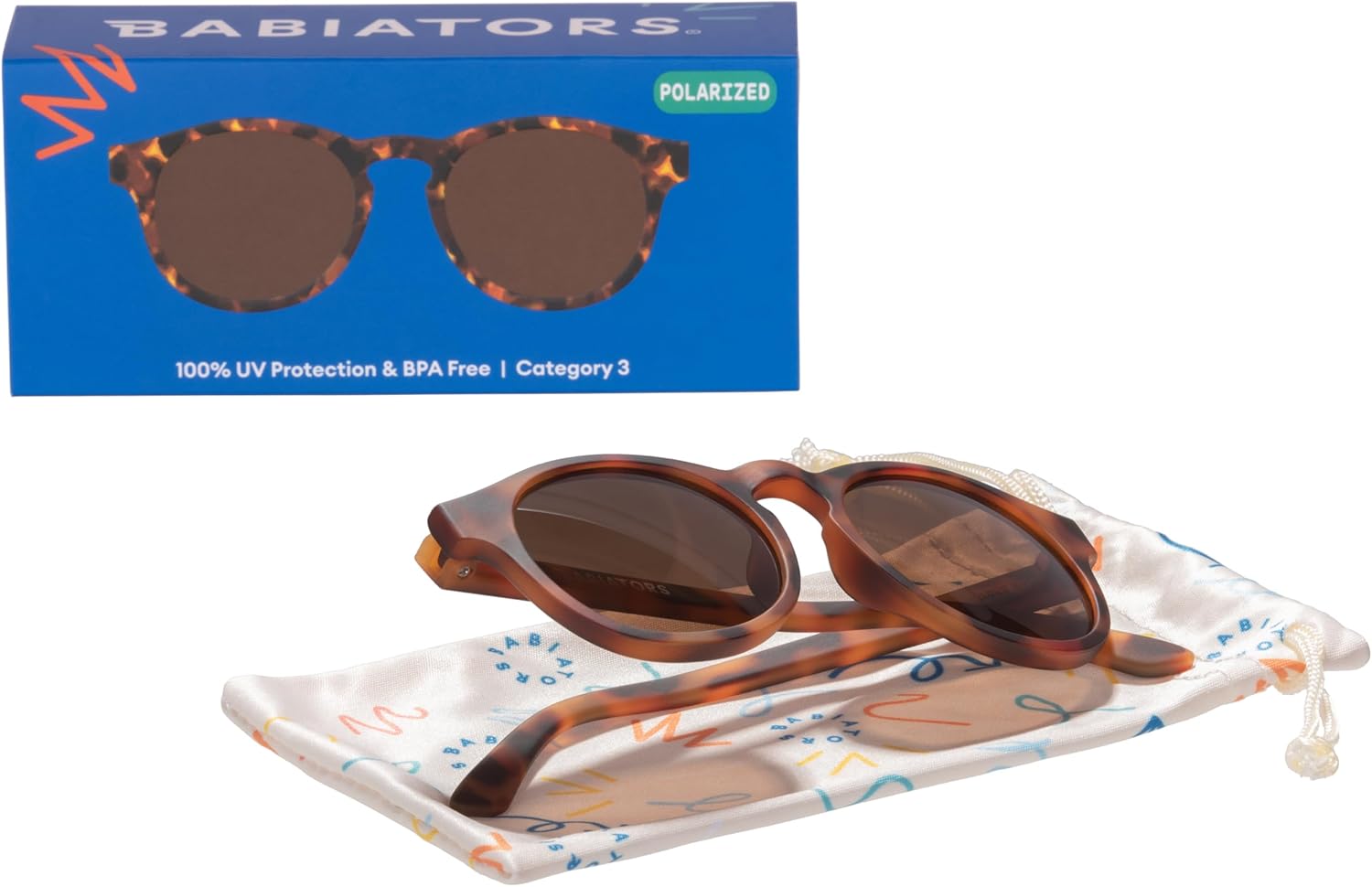 Babiators Keyhole Baby & Toddler Sunglasses | 100% UV Protection, Shatter-Resistant, Flexible Rubber Frames