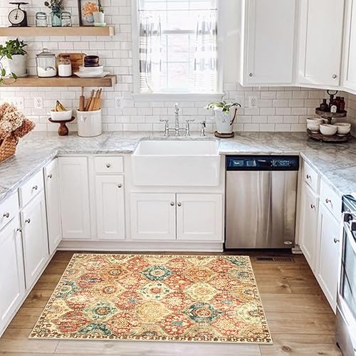 Vista 97 de Lahome - Alfombra de marroquí tejida, alfombra para cocina, pasillo, antideslizante, pasillo para entrada, pasillo de lavadero, dormitorio, 274 x