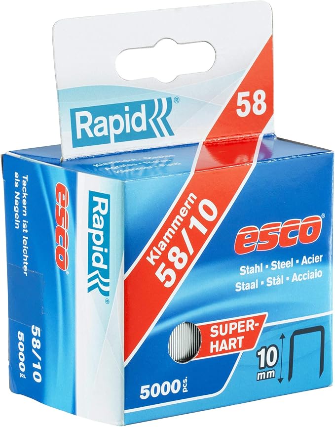 Rapid de alambre pinza tipo 58/10 mm, 5000 pcs caja, 61058101050
