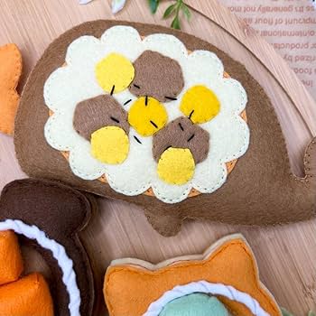 フェルト　おままごと　パンセット他　ハンドメイド 受注製作】フェルト ままごと パン屋さんセットB おもちゃ・人形