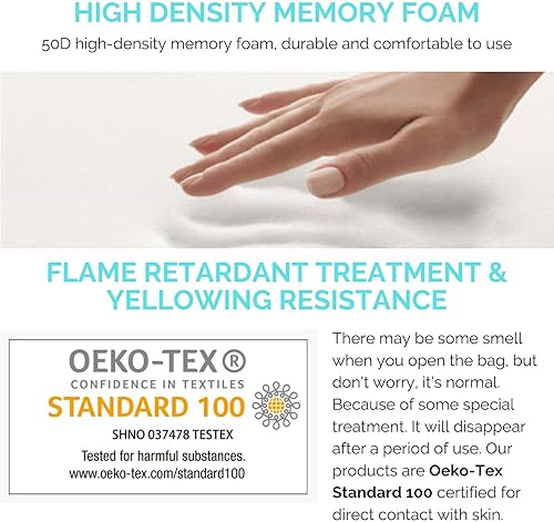 Miniatura 5 de EcoLifeDay - Reposabrazos ergonómicos para silla de oficina, alivio de presión, apoyabrazos con respaldo de espuma de memoria, juego de 2 piezas