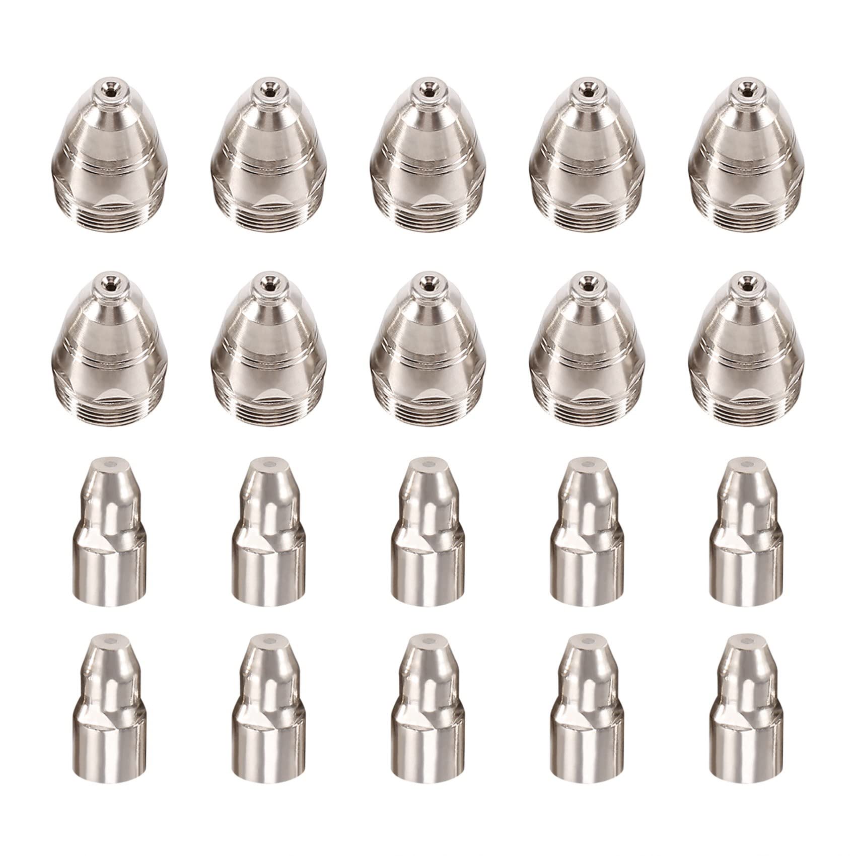 Sankaka 20Pcs P80 Plasma Cutting Torch Consumable CNC 80A Tip Electrode Nozzle