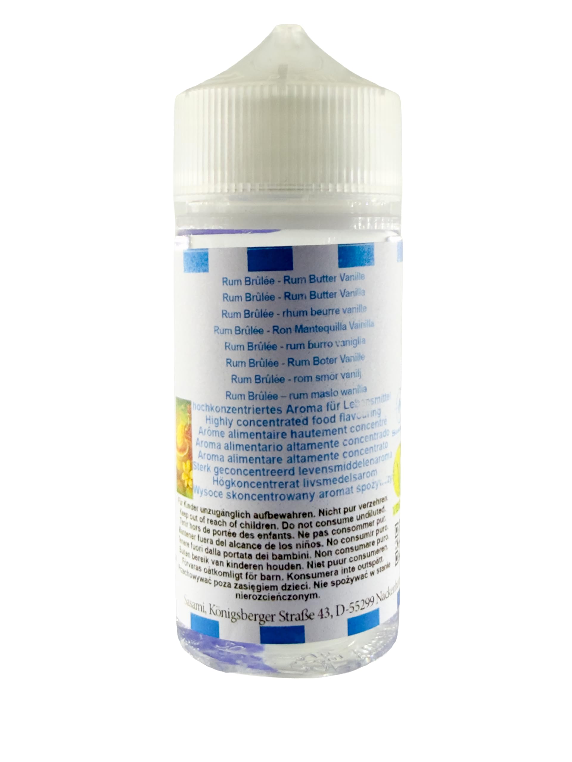 Rum Brûlée – rum masło wanilia aromat koncentrat – Wegański – Sasami – 100ml