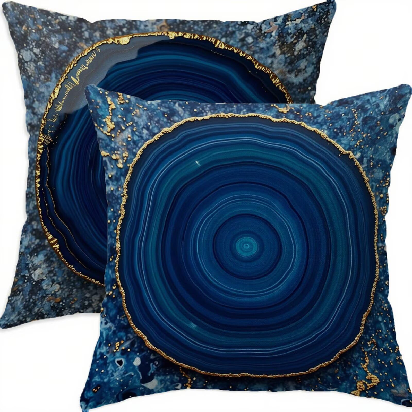 Housse coussin 75x75 anti-tache imperméable pour canapé