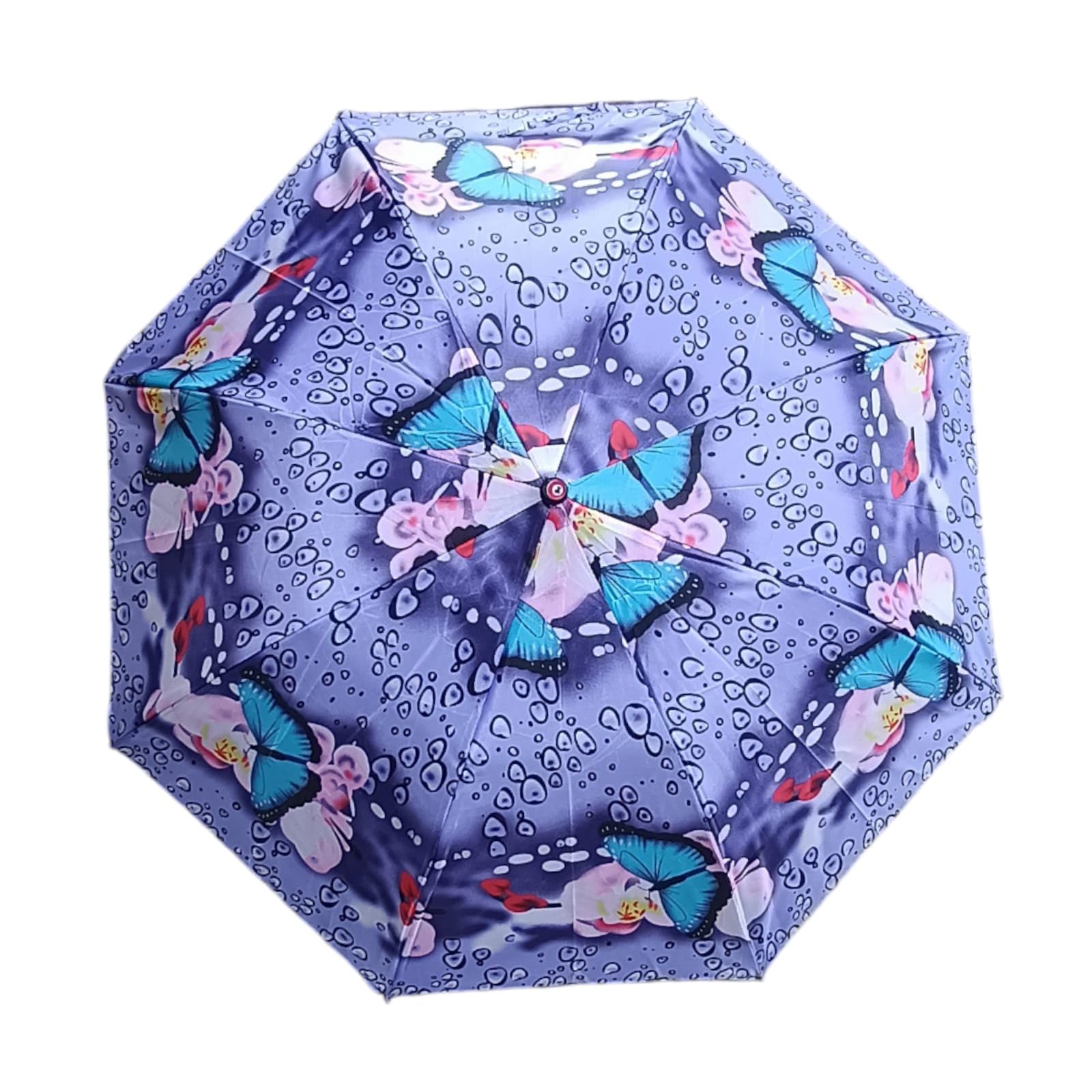 Multi color 2 fold umbrella for ladies-image-33