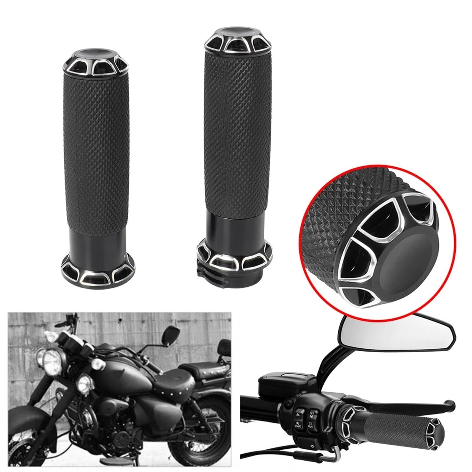 Uchwyty motocyklowe 1"25mm Pasuje do motocykli Harley Sportster Touring Dyna Softail Custom Road King Street Glide