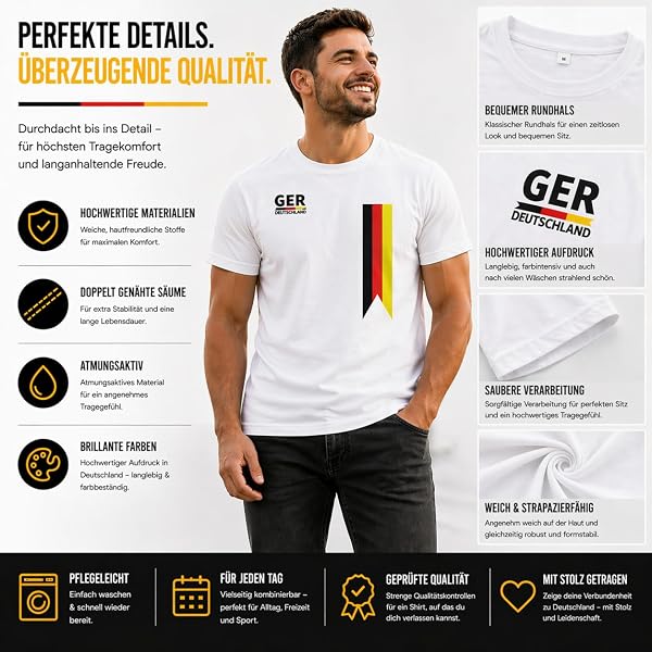 Deutschland WM 2026 Trikot - für Herren & Damen - zur Fußball Weltmeisterschaft - Germany Fanartikel - 3