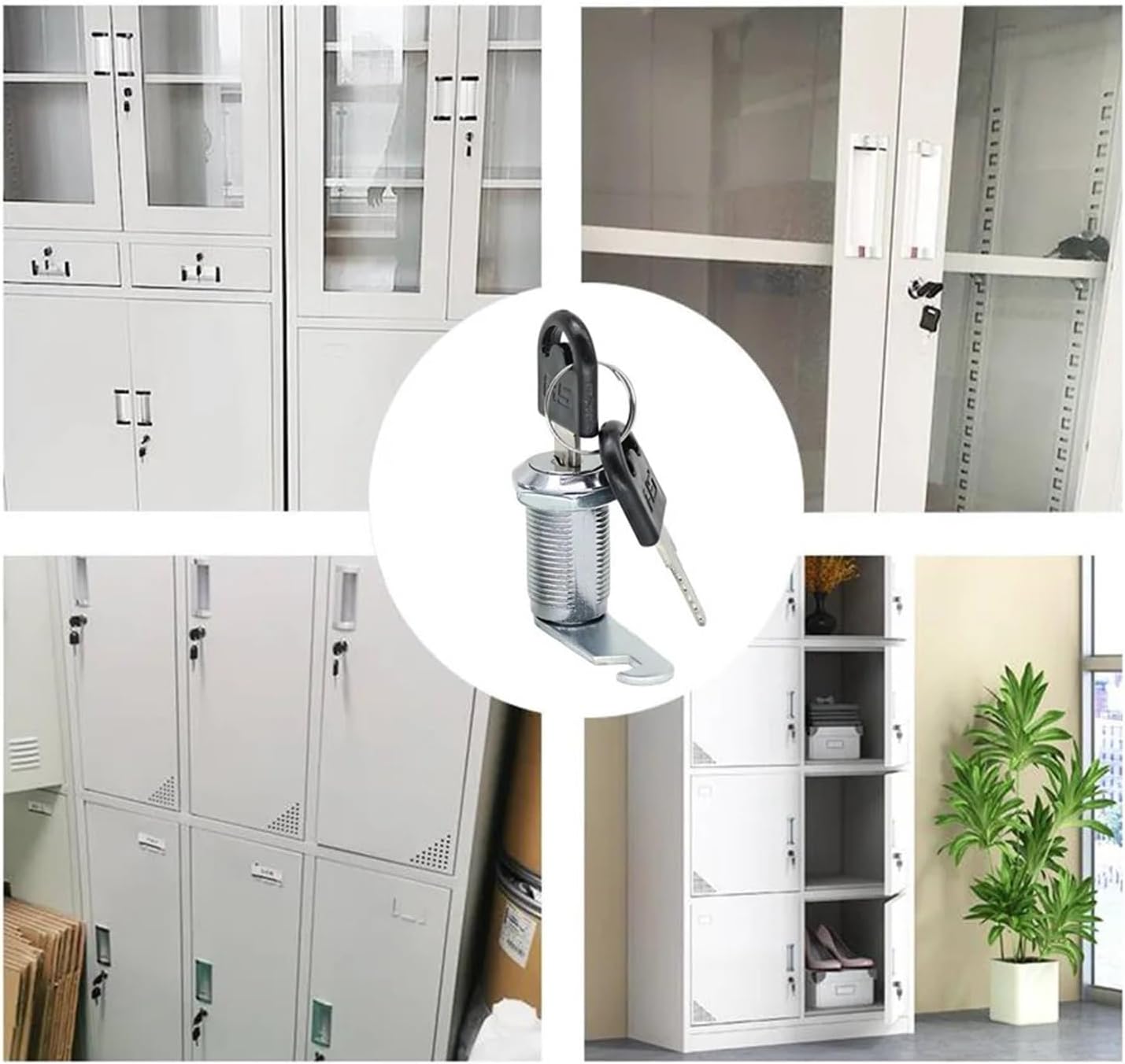 File Cabinet Tongue Lock Household Lock 16/20/25/30mm Cabinet Door Mailbox Drawer Cabinet Locker Locker 1Pcs(30mm)