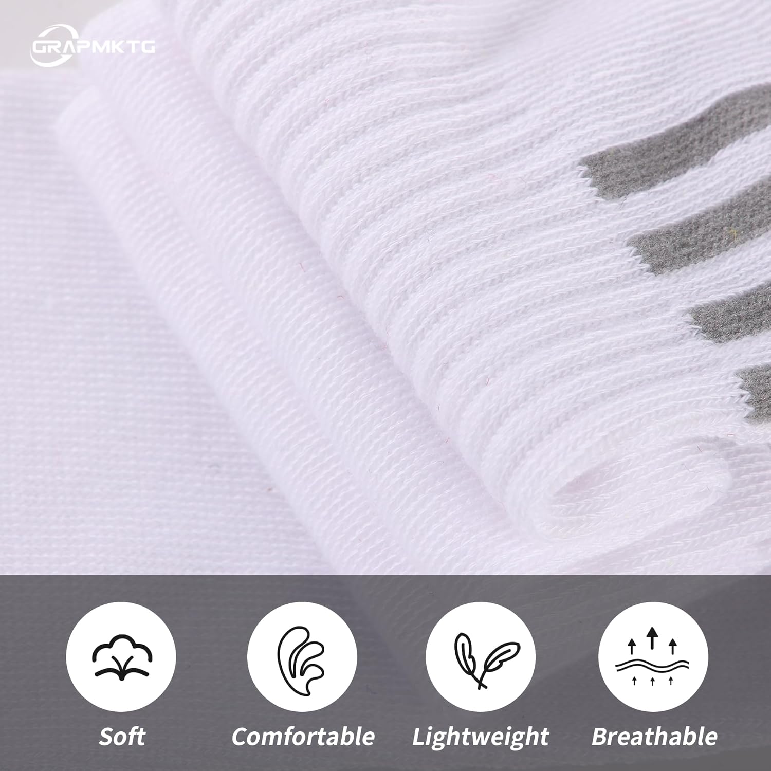 GRAPMKTG 3 Pack Soccer Baseball Softball Socks for Youth Women and Men Knee High Football Socks for Boys Girls - Image 3