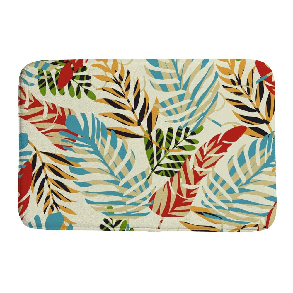 Tapis de cuisine corail CHEHONG 36 x 24 inch lavable et polyvalent