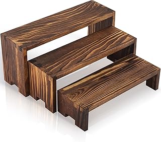 26 Decorative Glass Vases With Lace And Ribbon You’ll Love 70 Small Wood Display Risers, 3 Tier Cologne Perfume Organizer Stand, Woode...