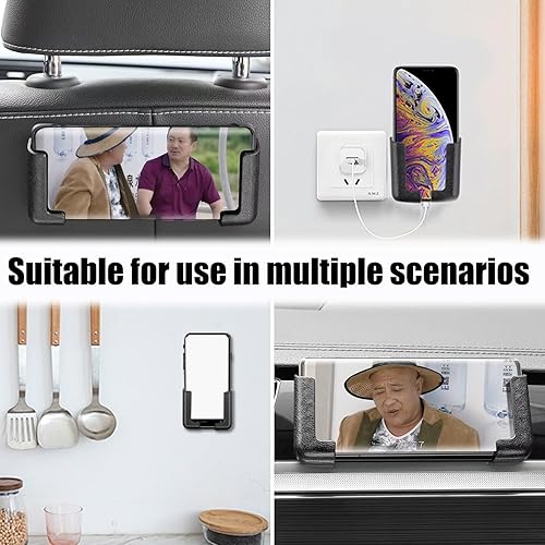 Miniatura 7 de 2 soportes de teléfono móvil para automóvil, soporte multifuncional para tablero de instrumentos, soporte para teléfono de automóvil autoadhesivo,