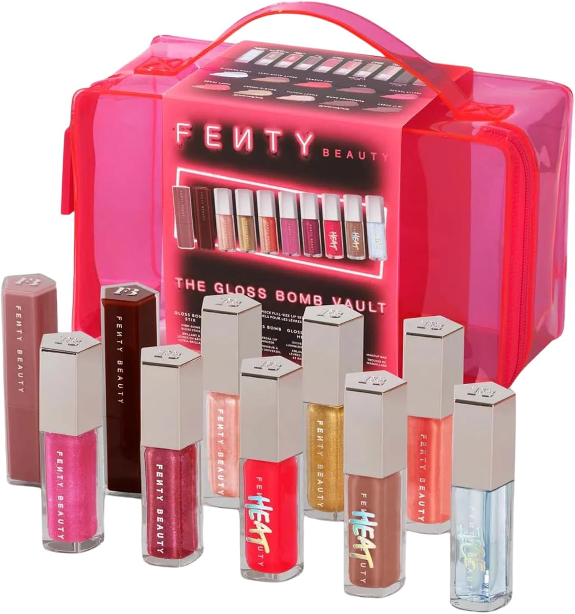 The Gloss Bomb Vault - 10 Piece Full Size Lip Set