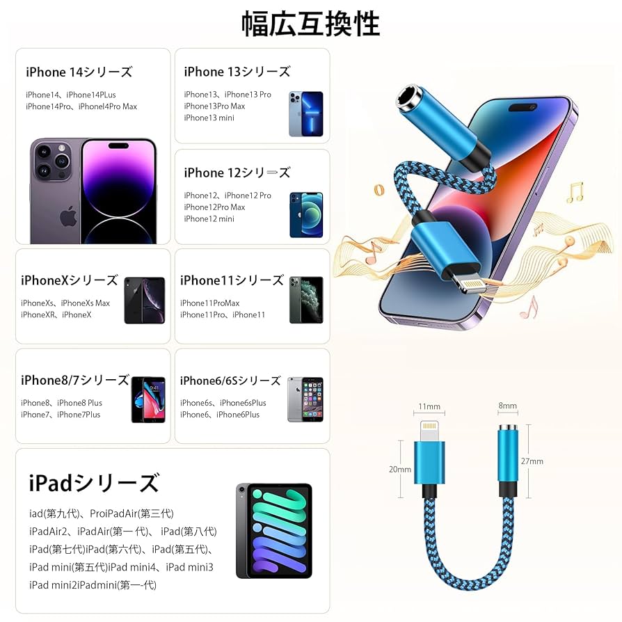 Amazon.co.jp: Lightning to 3.5mm イヤホンジャック