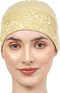 dcent kraft Under Hijab Cap For Women | Cotton Lycra Scarf Cap | Bonette InnerCap,Headscarves,Hijab | Yellow Head Cap For Girls-picture-23