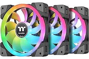 SWAFAN EX 12 RGB PC Desktop Cooling Fan, 3 Pack, 500-2000 RPM,...