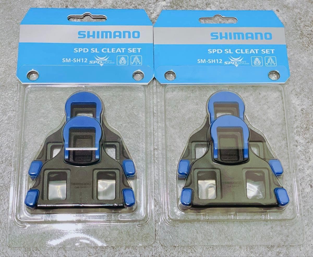 シマノ SM-SH12 SPD-SL クリートセット 青 2個セット