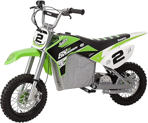 Razor Dirt Rocket SX500 McGrath motocicleta eléctrica para motocross para niños de 14 años en adelante - 40 minutos de tiempo de conducción, para