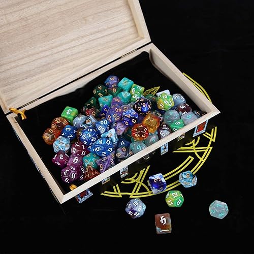 Miniatura 7 de DND - Juego de dados poliédricos, dados de juego de material acrílico, dados de poliedro, juegos de mesa, para Dungeon and Dragons D&D RPG juegos de