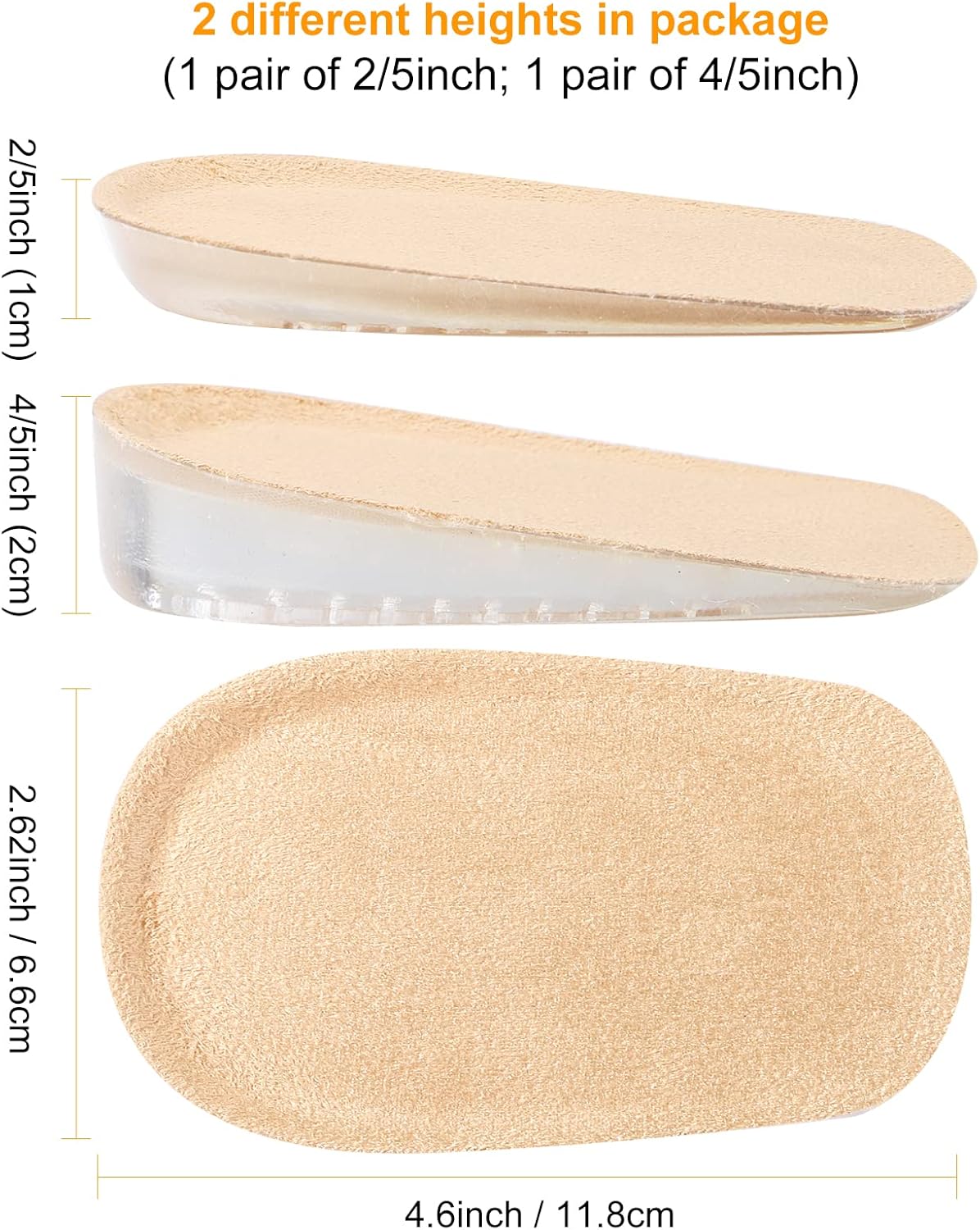 Buy Adhesive Heel Lifts for Achilles Tendonitis, Plantar Fasciitis