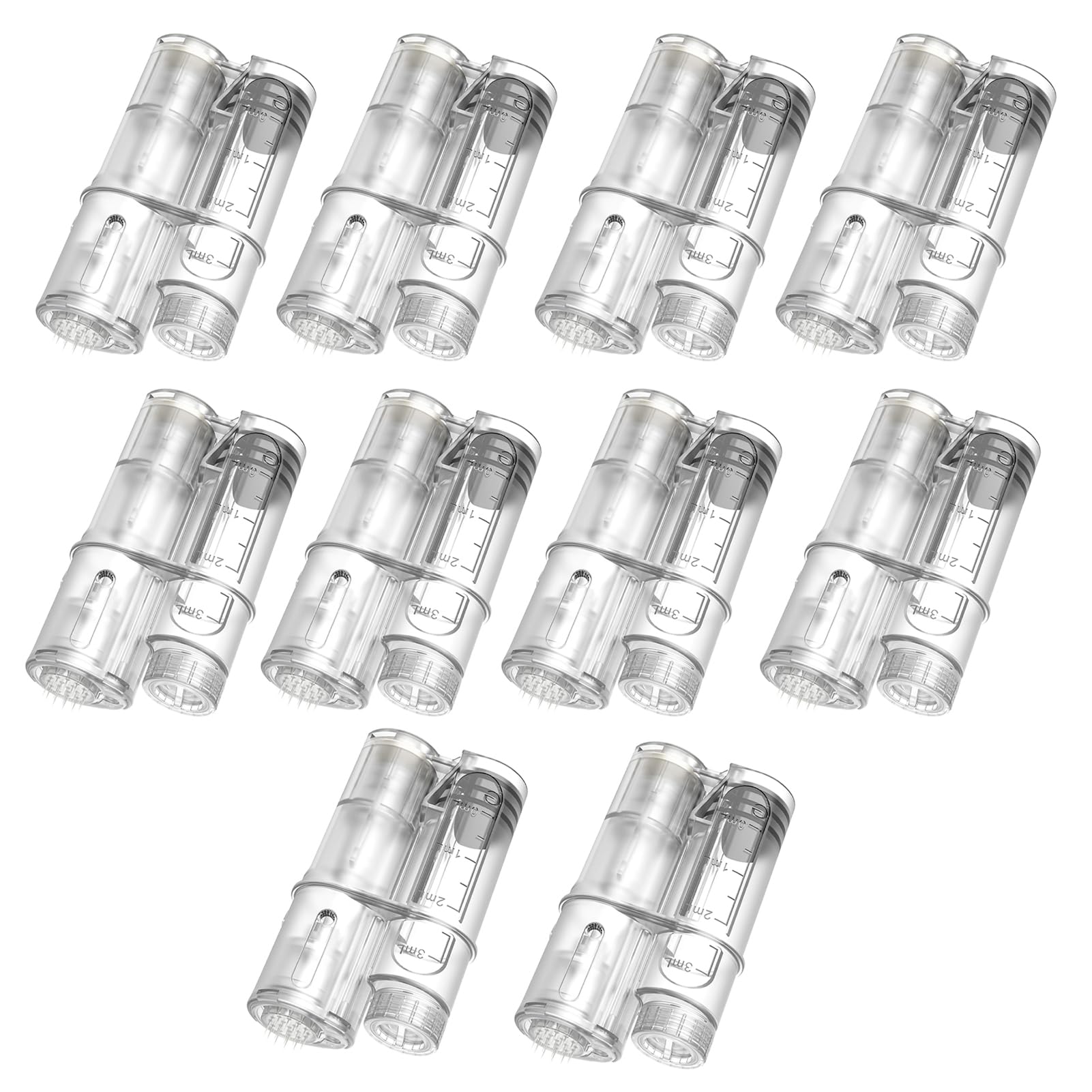 Dr. pen H6 Ersatzpatronen: 10 Stück 18 Pins, Profi Authentische Ersatzkartuschen fit Dr. pen H6