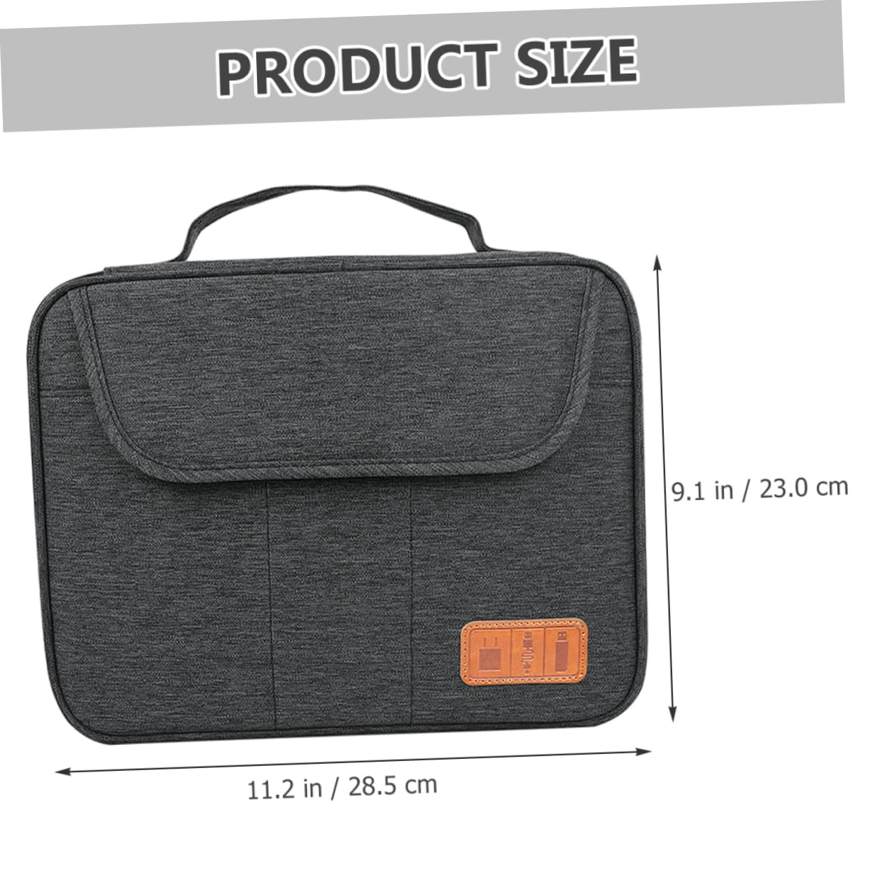 SHINEOFI Borsa Porta Cavi Organizer da Viaggio Strati Custodia per Dispositivi Elettronici Organizzatore per Cavi e Accessori Vari Maniglia per Archiviazione di Telefoni