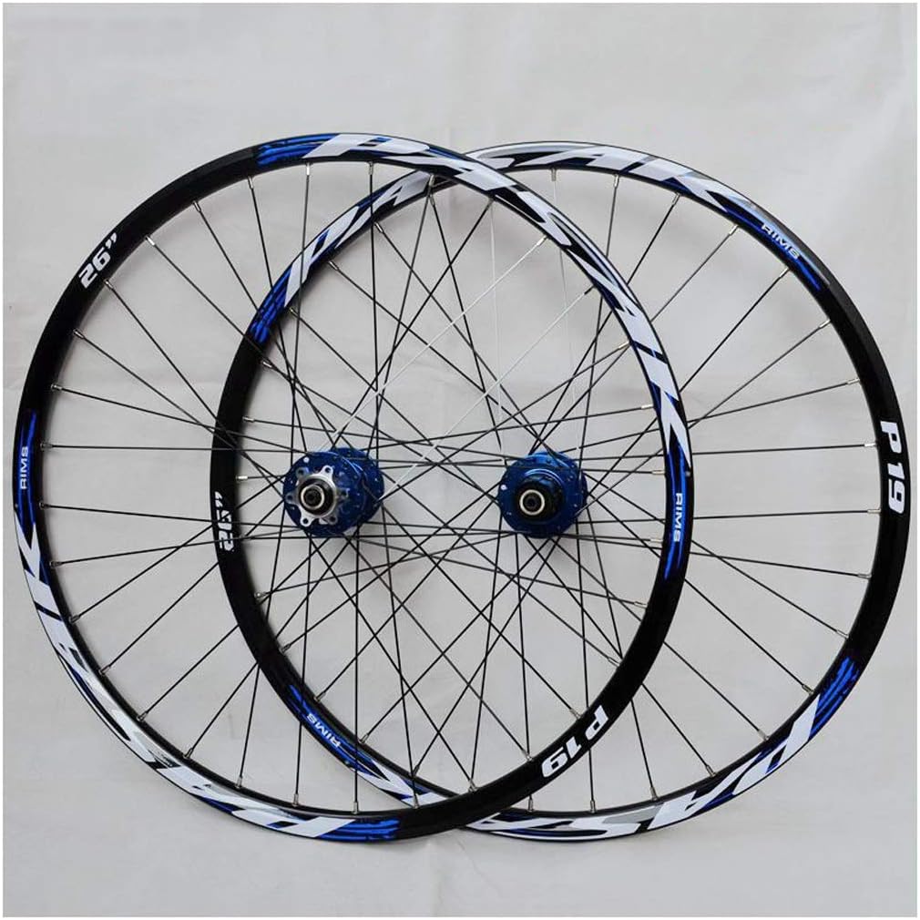 26 Inch 27.5" 29 er Mountain Bike Wheelset Aluminum Alloy Disc Brake Mountain Cycling Rim Wheels for 7/8/9/10/11/12 Speed