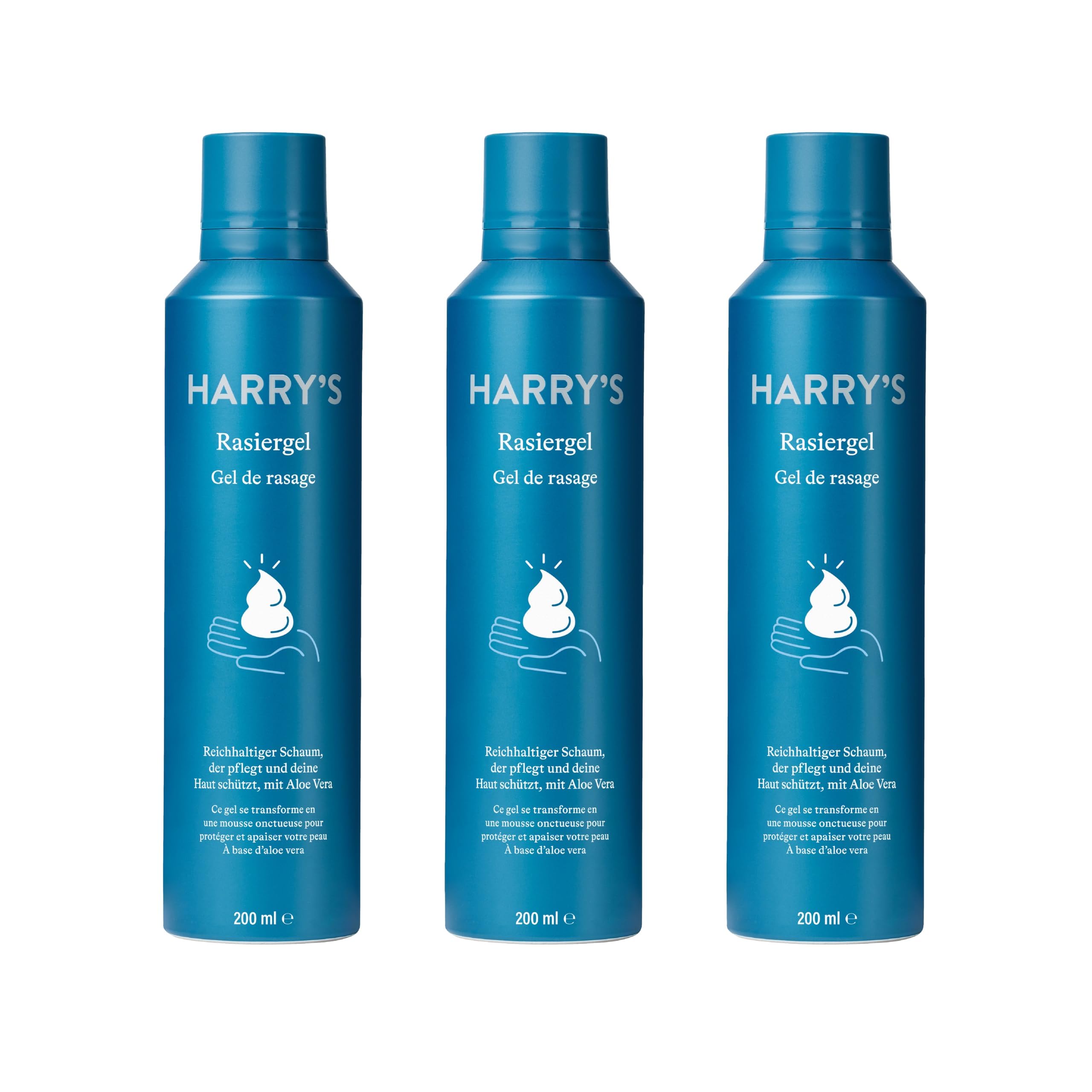 Harry'S Żel do Golenia, 3 x 200 ml