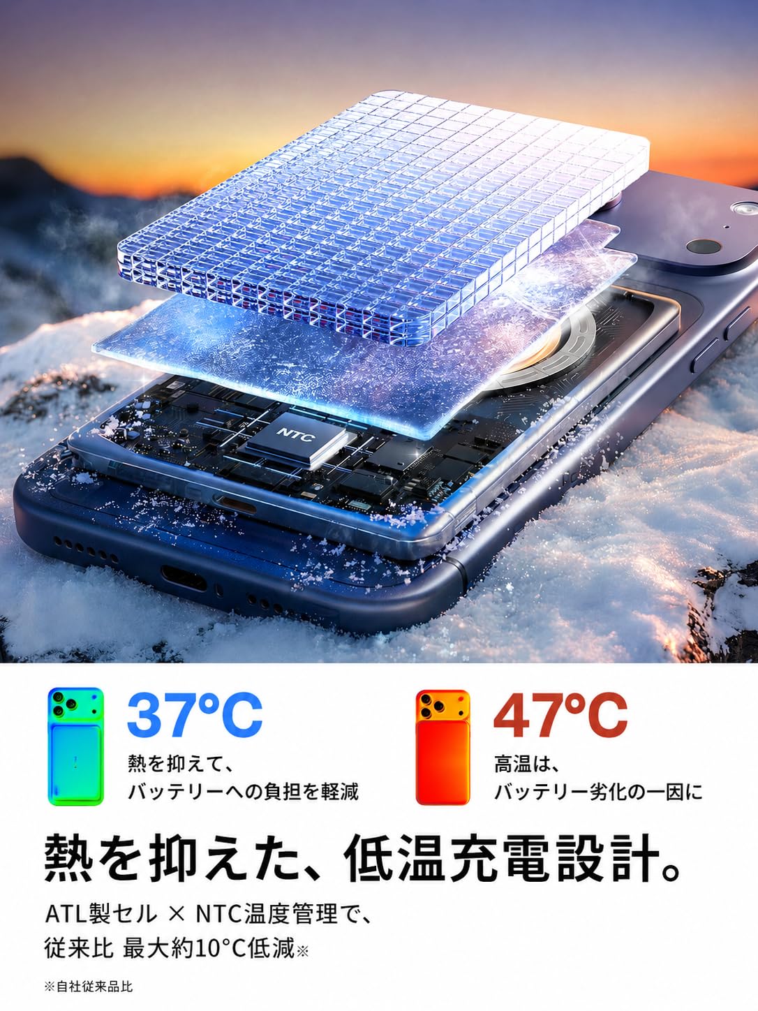 Amazon | TORRAS MiniMag Pro 半固体 モバイルバッテリー 5000mAh