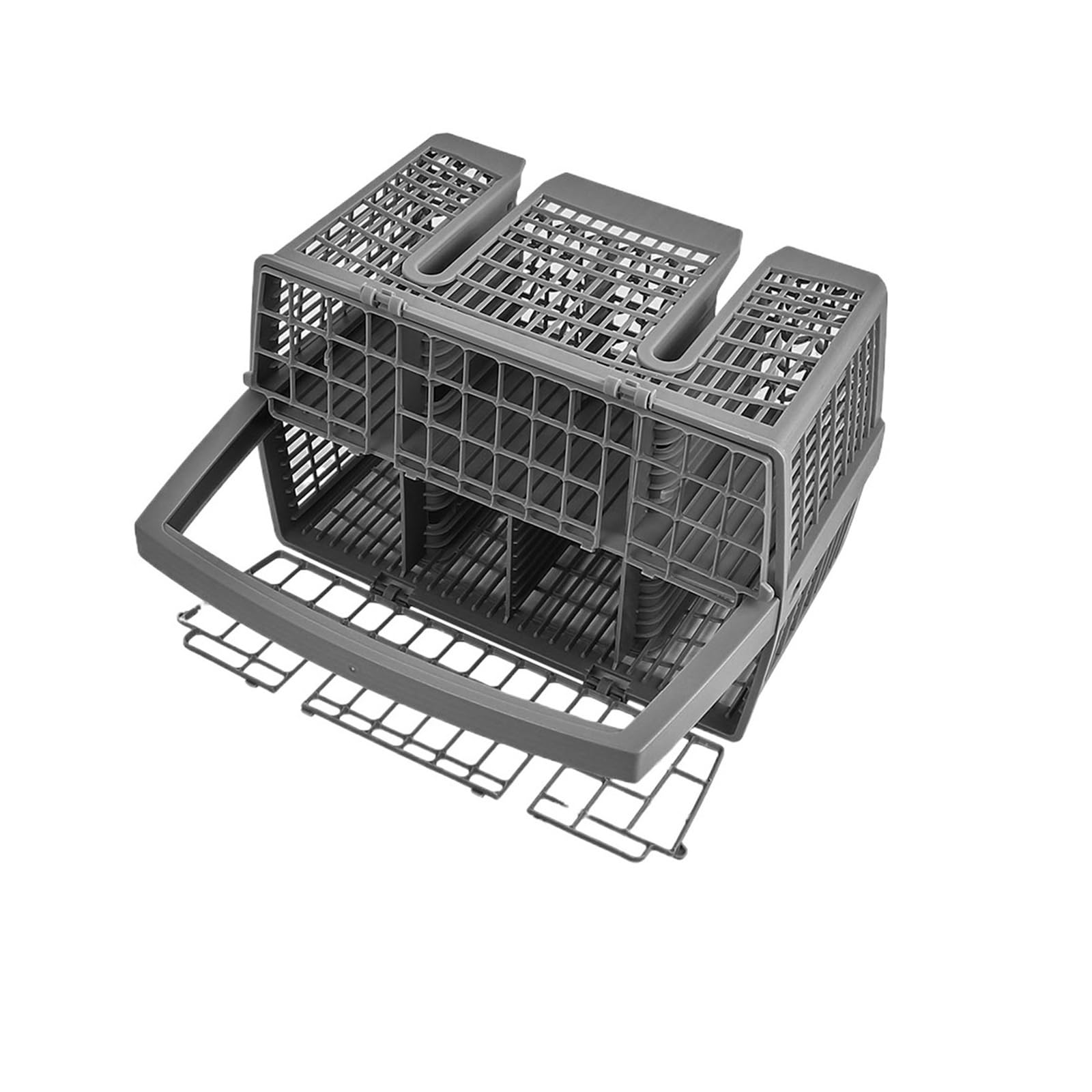 1 cesta for cubiertos for lavavajillas, soporte for almacenamiento de tenedores