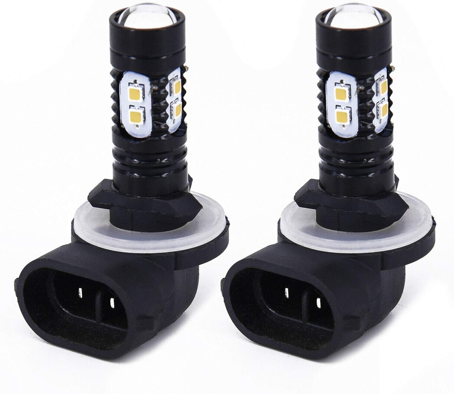 Muskan Enterprises -ME Car 50W 1200LM 2323LED 6500K Fog Lights Lamp 881 862 886 889 894 896 898 White