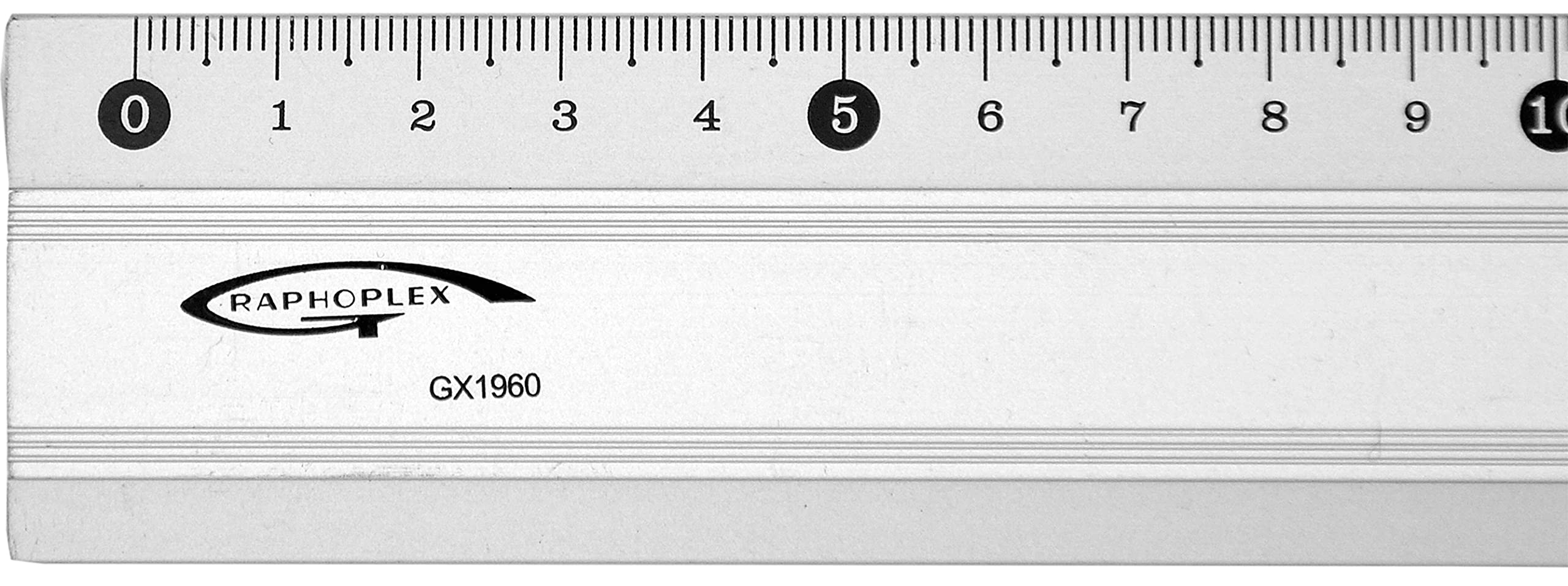 Righello in alluminio, antiscivolo, 60 cm