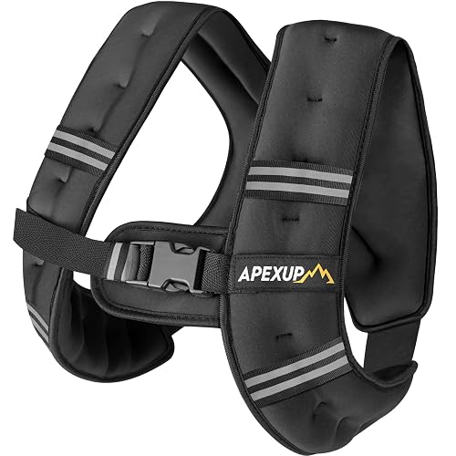 APEXUP Weighted Vest with Reflective Stripe