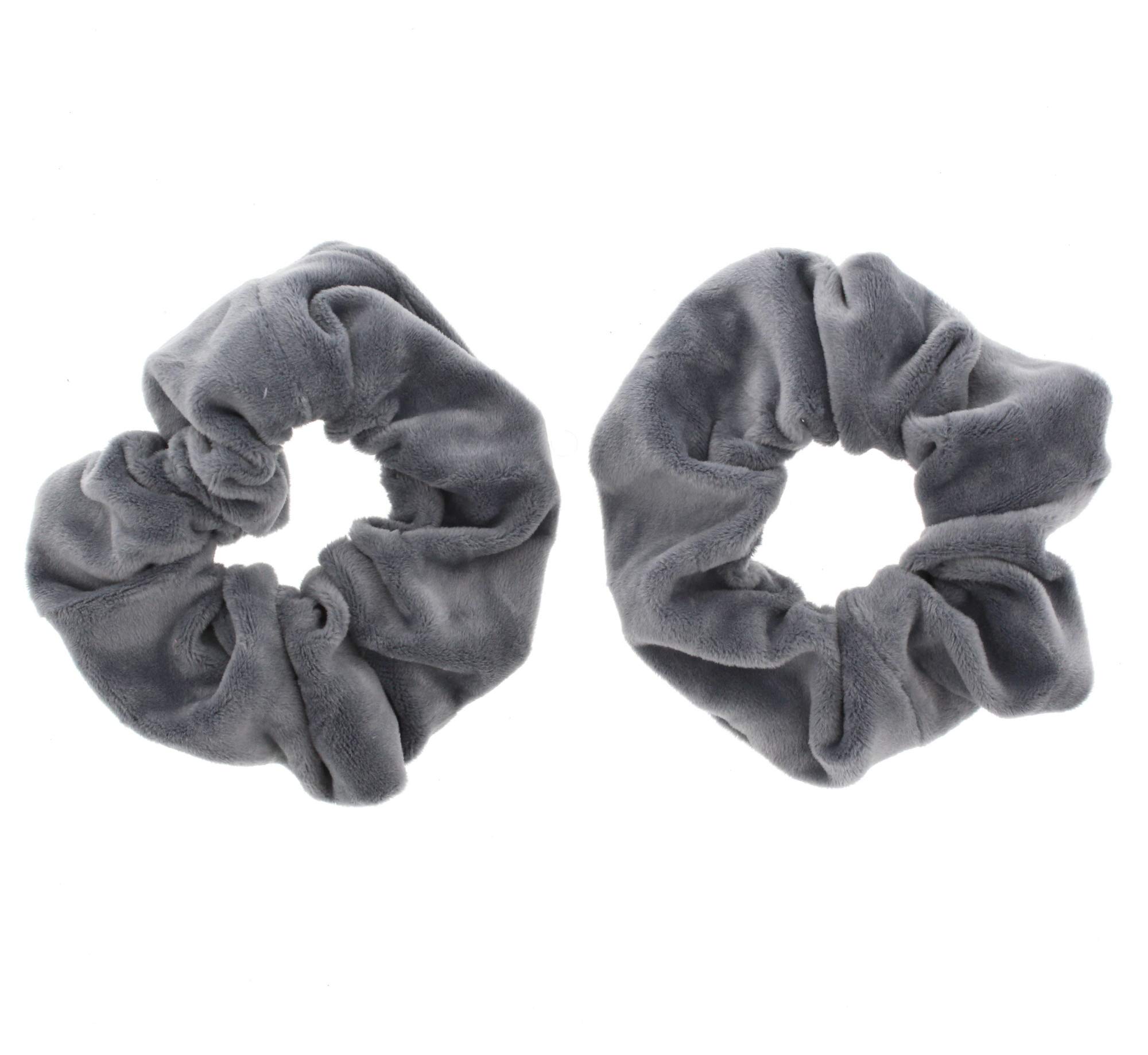 Zac's Alter Ego Pair of Luxurious Velvet Hair Scrunchies - Variety of Colours