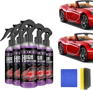 Mixdameny 3-in-1 High Protection Car Spray - Ceramic Car Coating Spray - Zoxdo Ceramic Car Spray - Ceramic Protect Coating Wax - Easy to Use (3)