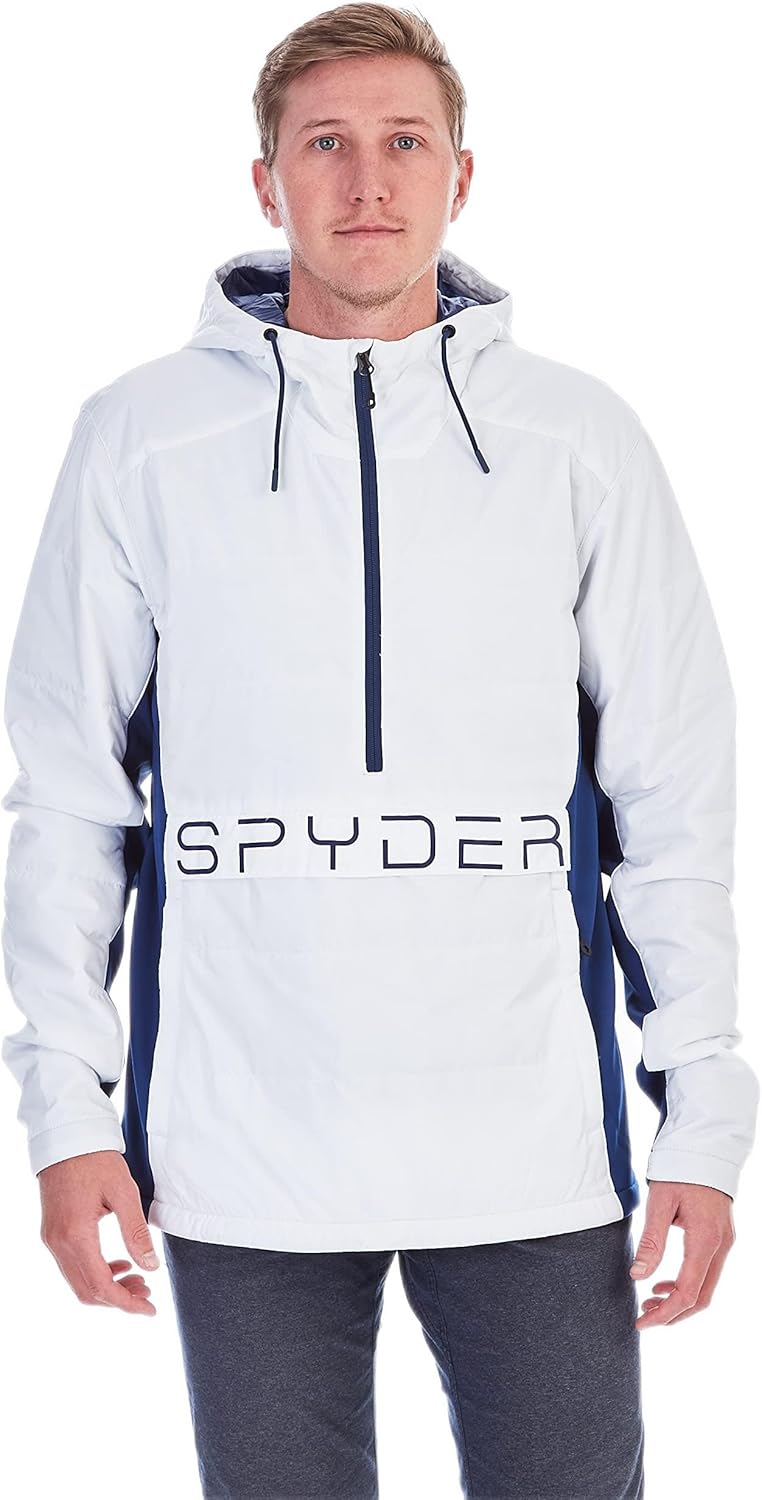 Spyder Mens Force Insulated Anorak Ski Jacket Windbreaker