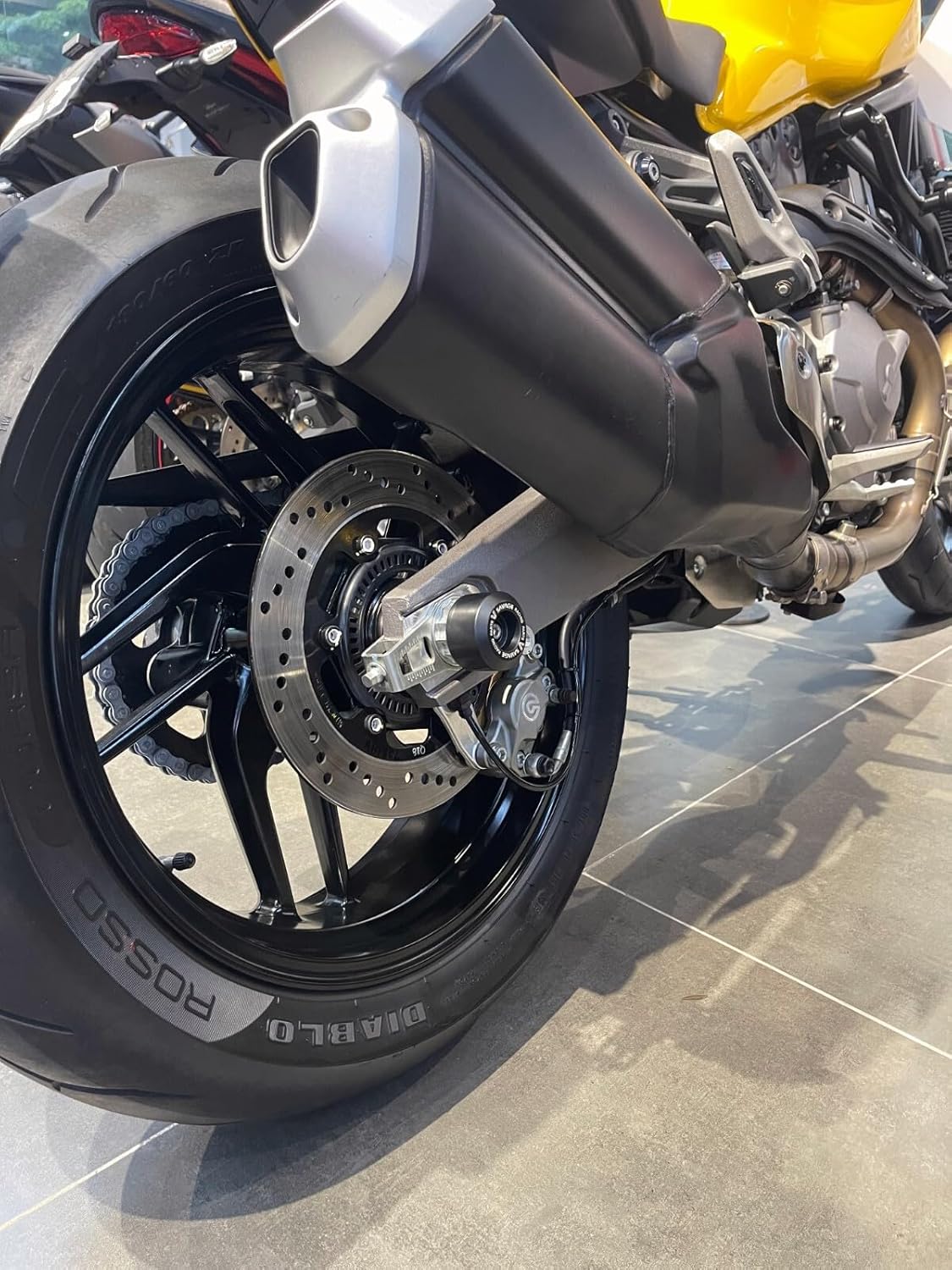 Front Rear Axle Wheel Fork Crash Slider Protector for Ducati MONSTER 797 821