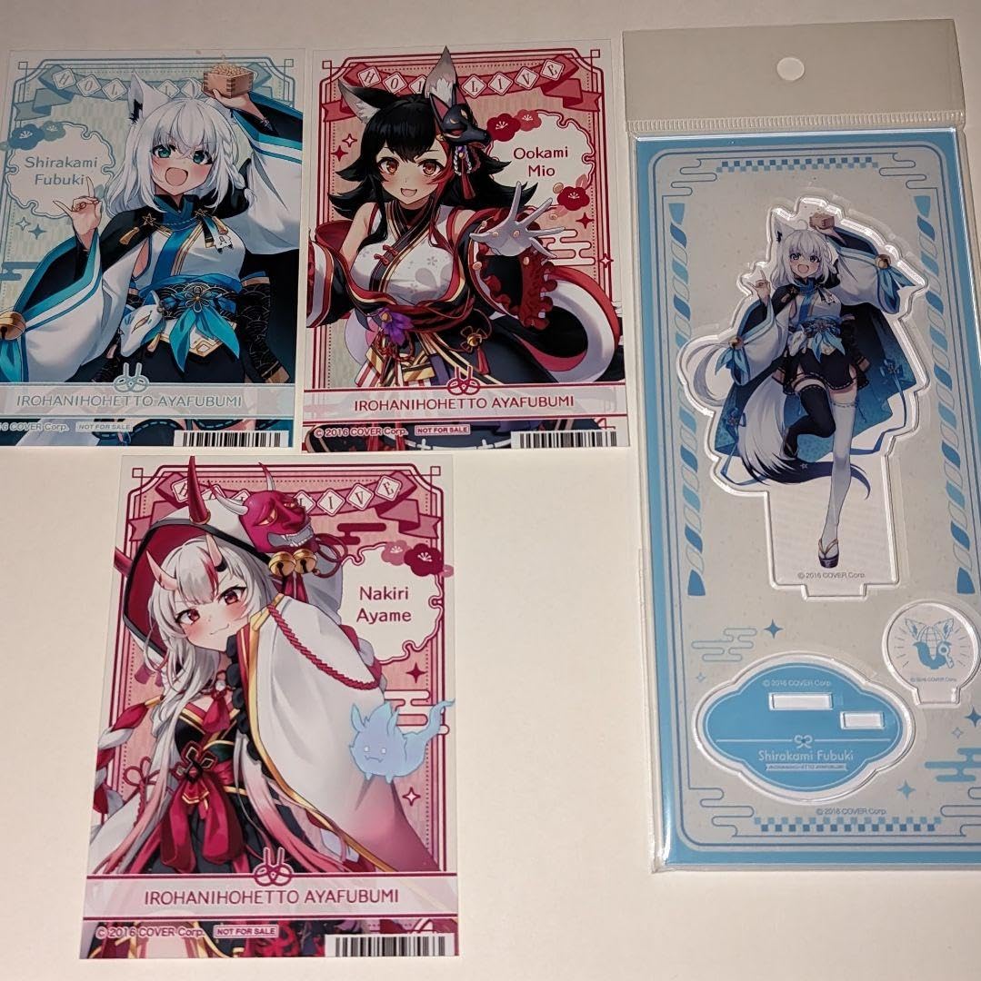 白上フブキ 缶バッジ アニメイト 48個 節分 いろはにほへっとあやふぶ