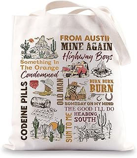 Country Singer Tote Bag Country Music Inspired Gifts Country Album Shopping Bag Country Singer Merchandise