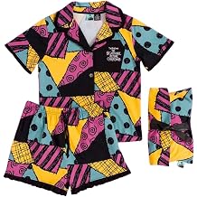 Womens Disney The Nightmare Before Christmas Sally Shirt and Shorts Pyjama Set in Bag