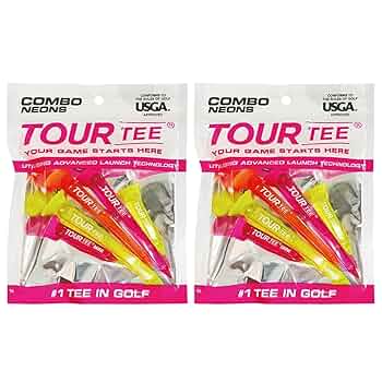⛳️とと2点セット Amazon | ゴルフ ティー ツアーティー 2個セット (【ネオン