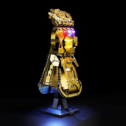 Miniatura 2 de Henofen Luz LED para Lego Infinity Guauntlet juego de iluminación compatible con Lego Marvel 76191 juego de construcción no incluye el modelo