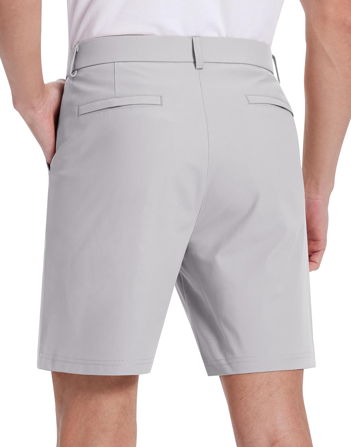 Mens Golf Dress Shorts 7 Inch Inseam Stretch Work Shorts Quick Dry Casual Lightweight Flat Front Shorts with 5 Pockets - Image 2