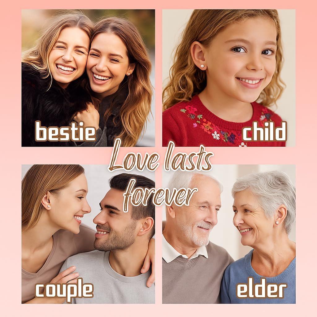 14K Gold Ball Stud Earrings – 3 Pairs in 3mm, 4mm, 5mm Sizes – Available in Style Colors for Women & Men - Image 5