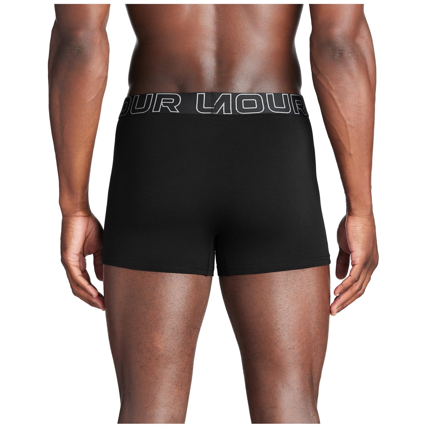 Under Armour Pack de 3 Bóxers de Algodón Performance para Hombre, Largo de Pierna de 8 cm – Transpirable, Absorbe la Humedad, Tacto Suave, Comodidad Todo el Día
