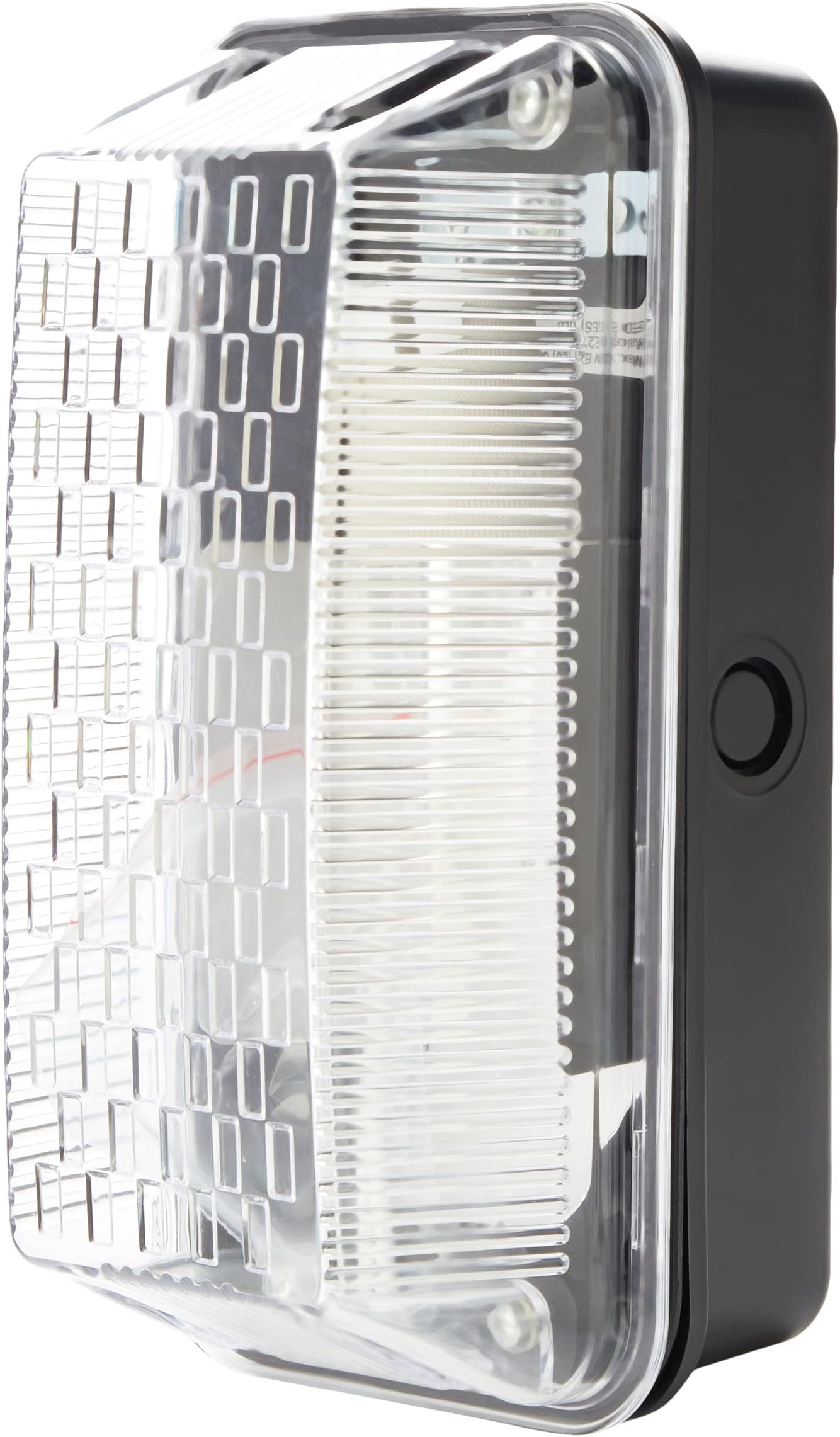 Powermaster S6354 Rectangular Bulkhead Light, 100 W, Black