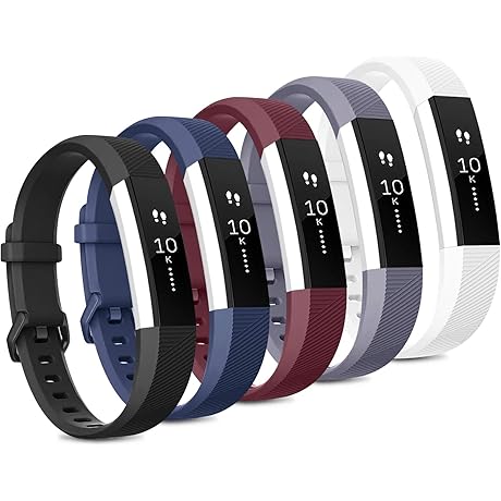 Sport Bands Compatible with Fitbit Alta HR Bands - [5 Pack]